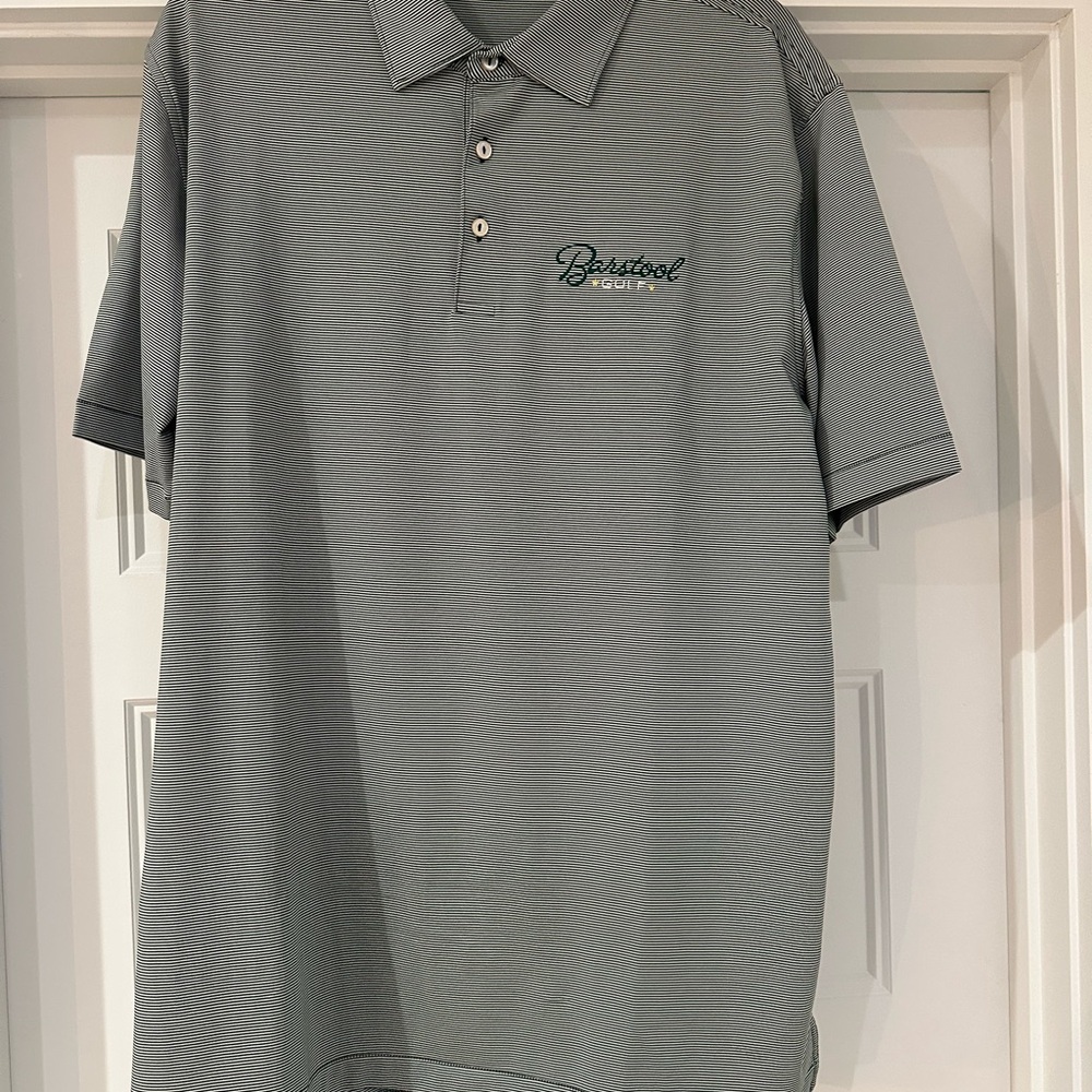 Men's Green Barstool Golf Polo Shirt by Peter Millar